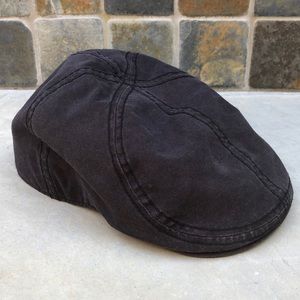 Goorin Bro’s. XL distressed charcoal black hat